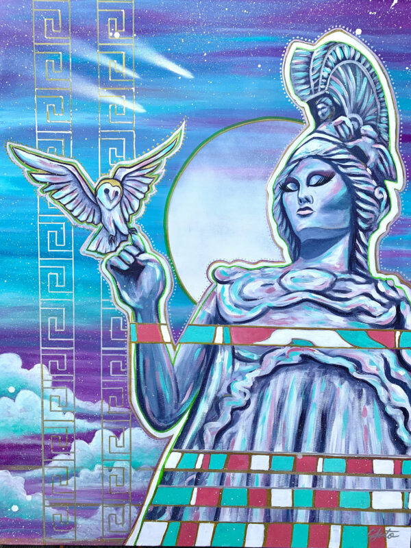 Athena'sDream (Mixed Media, 40"x30")